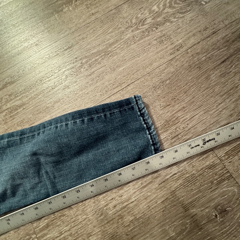 True Religion Super Skinny Jeans Women 28 Blue Cotton Big T Y2K Streetwear 28x29 - Picture 12 of 14